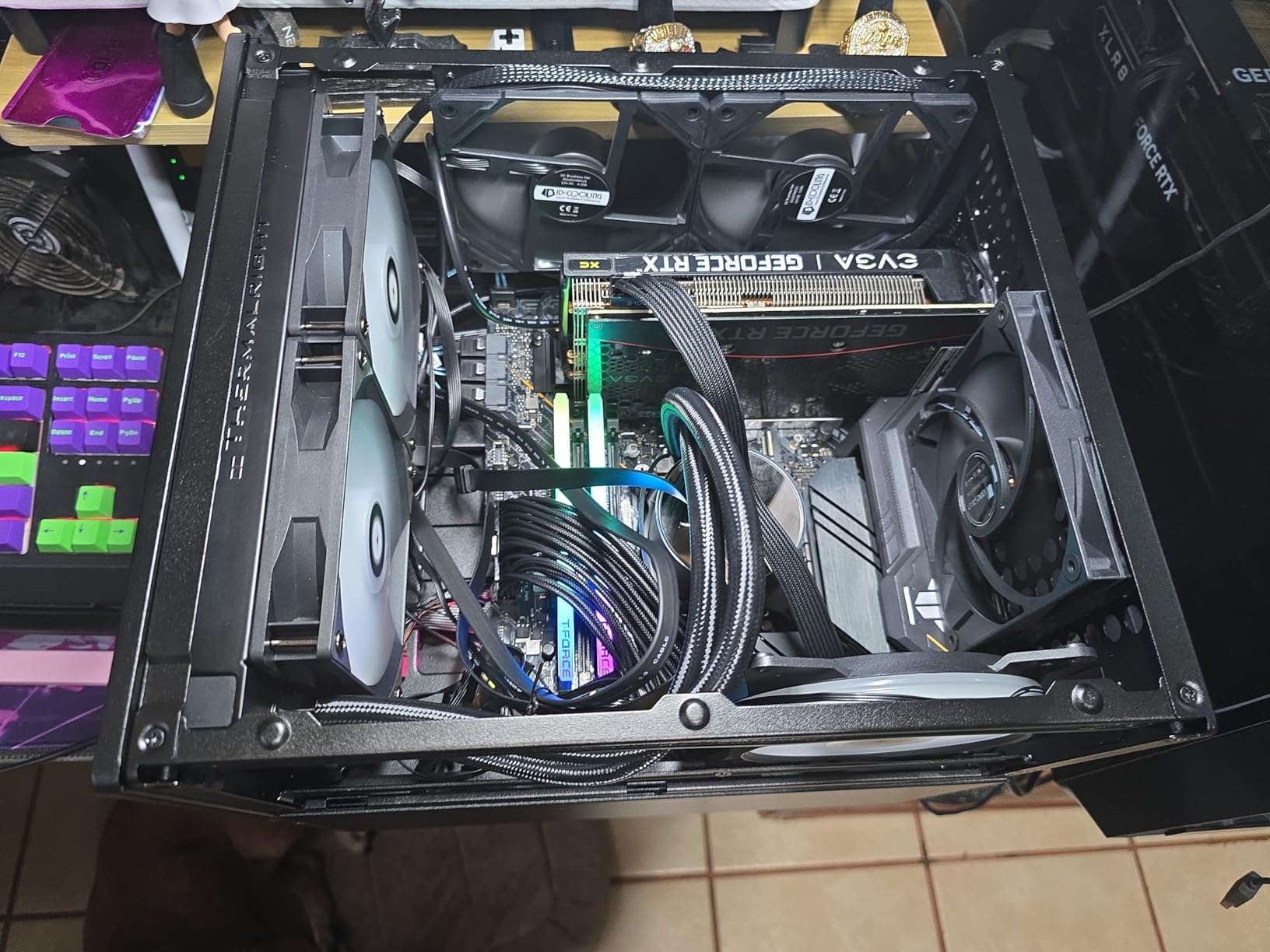 JONSBO N6 NAS Case, Micro ATX PC Case, 9 HDD/SSD Drive Bay (hot-swap), with 2 Fans Pre-Installed customer photo 2