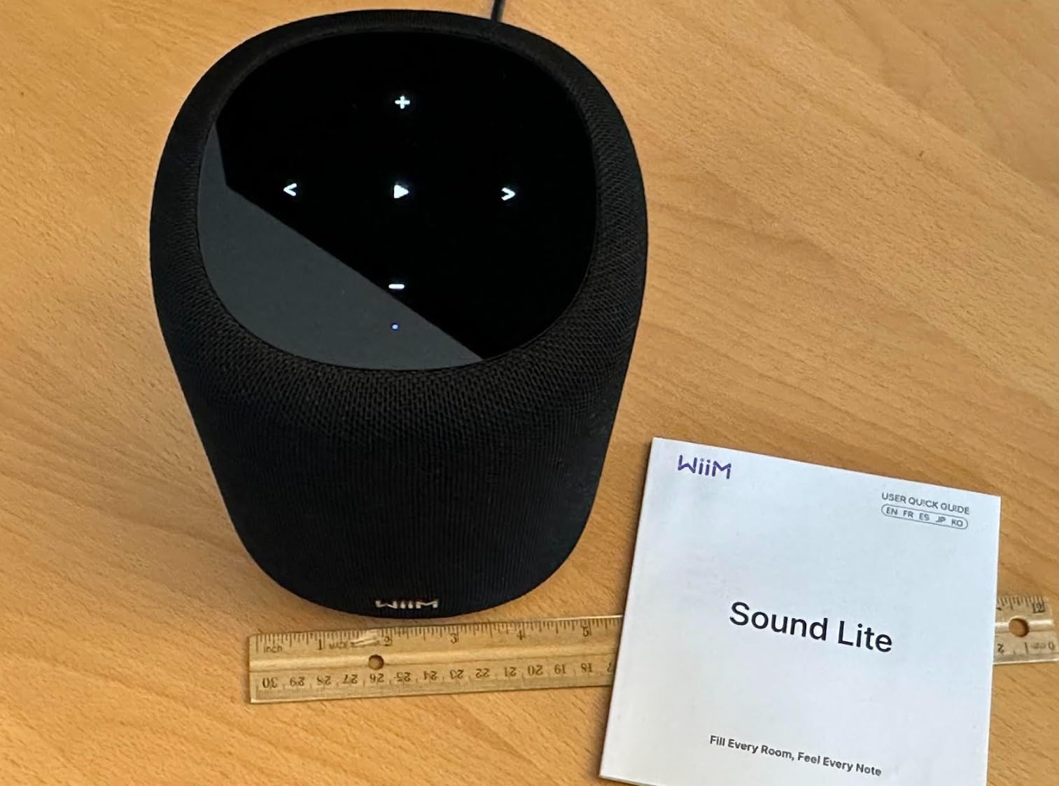 WiiM Sound Lite Smart Speaker, Multi-Room Wireless Speaker, White | High-fidelity Smart Speaker with Hi-Res Audio, RoomFit tuning, Multi-room Streaming, and Expandable WiiM Ecosystem customer photo 2