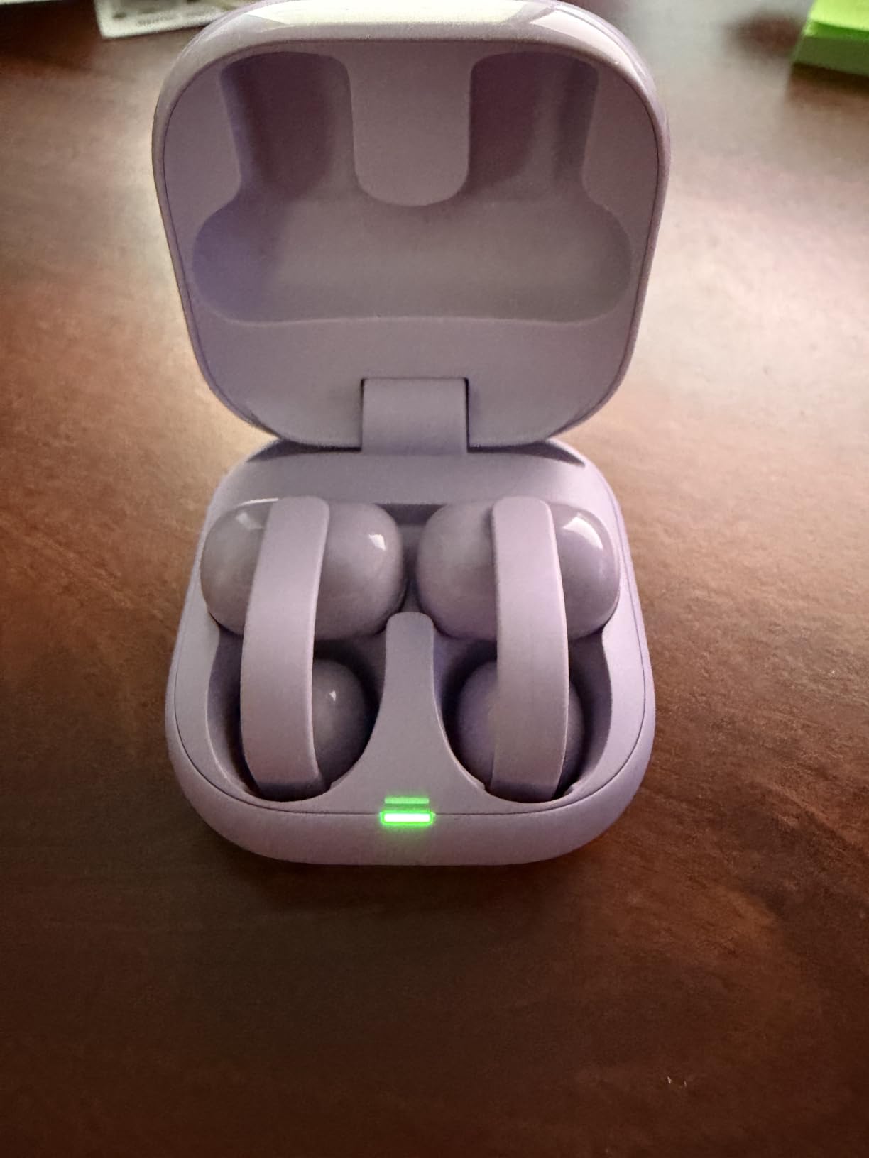 Sony LinkBuds Clip Open-Ear Truly Wireless Earbuds Clip-On Design, Green | Comfortable & Secure Fit, Lightweight, Touch Controls, Ambient Sound Awareness, IPX4 Water Resistant, Up to 37 Hrs of Battery customer photo 2