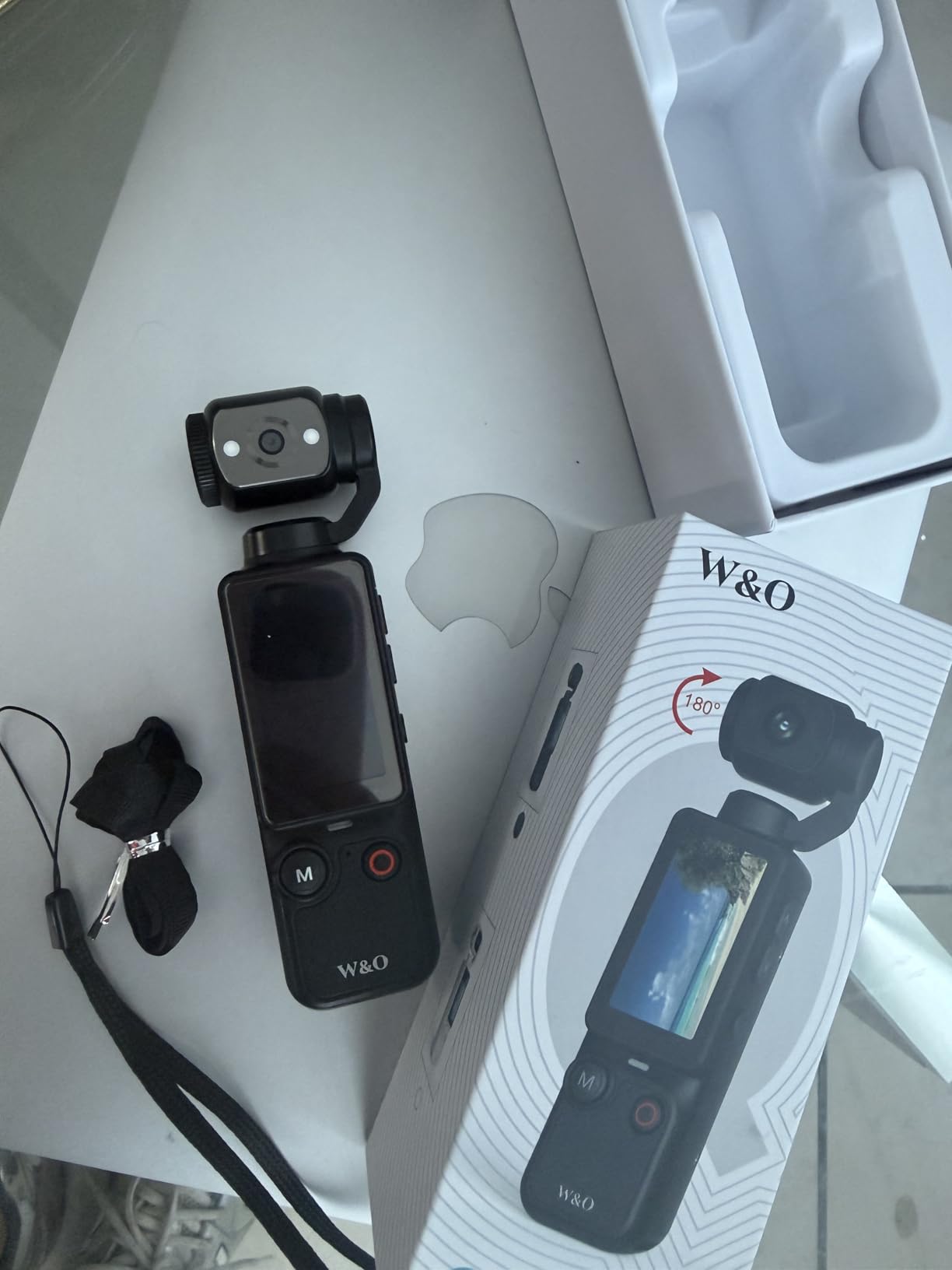 Vlogging Camera, Mini Camcorder, Portable Handheld Video Camera | Mini camcorder with 180° rotating lens, 7-hour battery, 32GB card, one-button recording for travel and daily moments customer photo 1