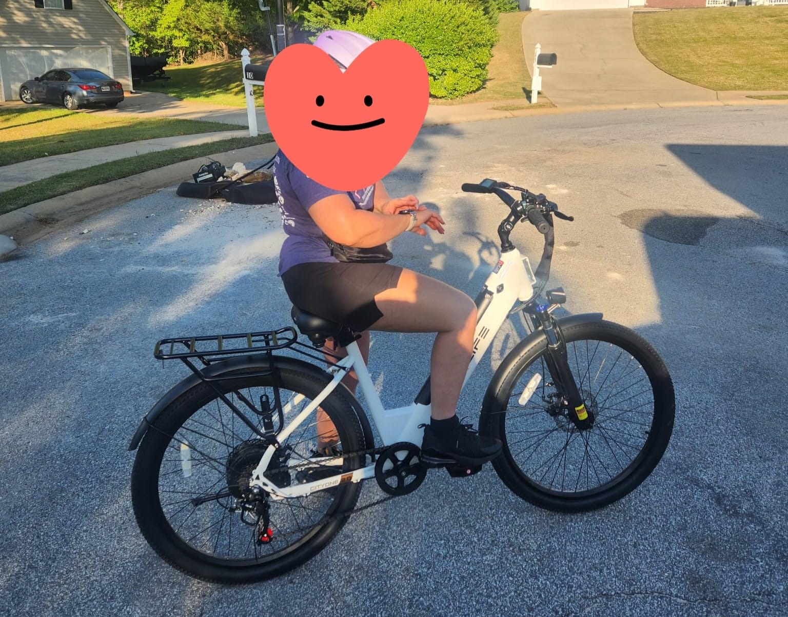 Qlife Cityone 2.0 Electric Bike for Adults,Up to 65Miles Range,1200W Peak Motor 26