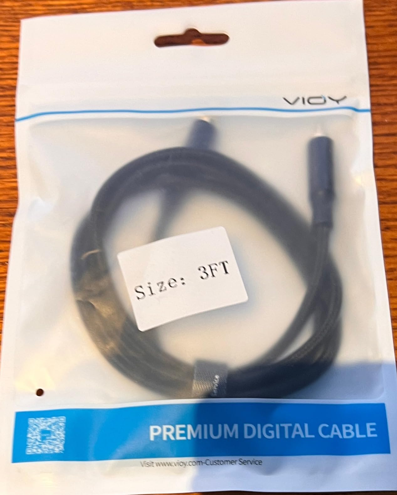 VIOY Coaxial Digital Audio Cable 100 FT, RCA Male to Male Subwoofer Cable customer photo 2