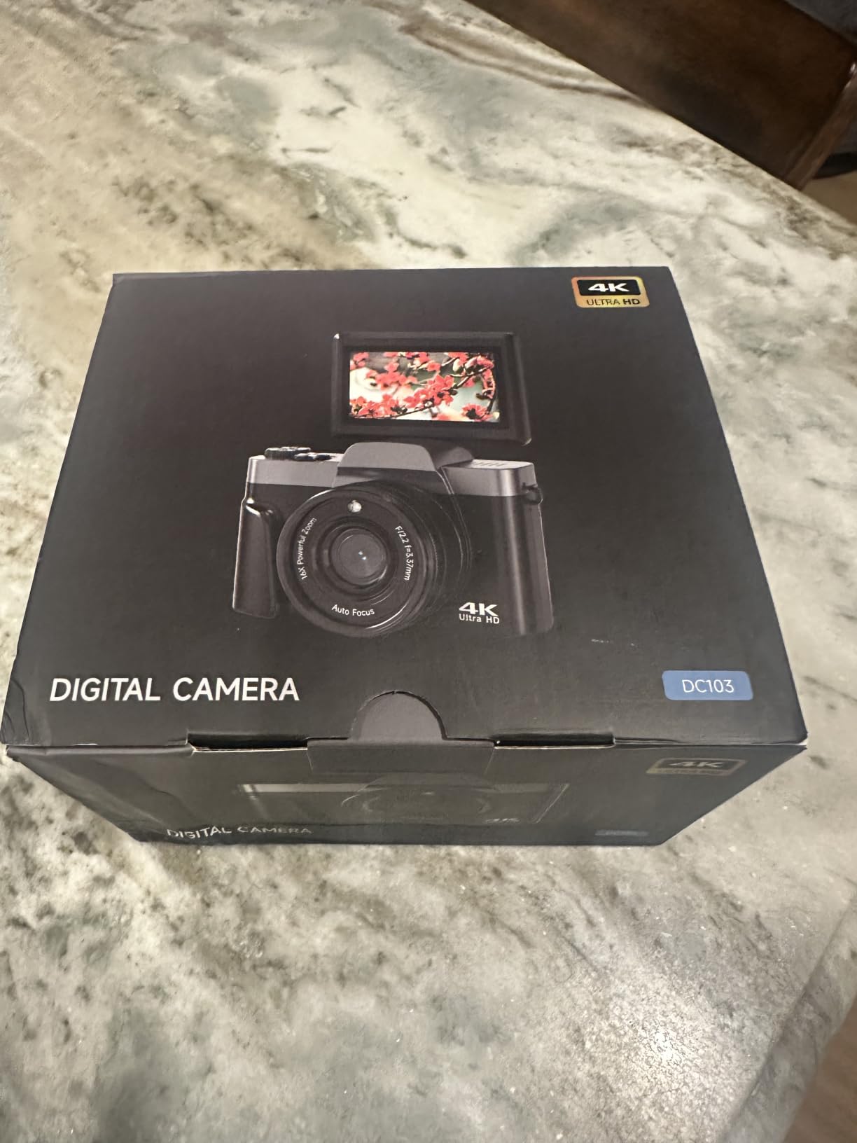 4K Digital Camera WiFi 180° Flip Screen Autofocus 64MP 16X Zoom, Black | Vlogging Camera for YouTube, Compact Travel Camera for Beginners, Anti-Shake, 32GB Card, 2 Batteries customer photo 1