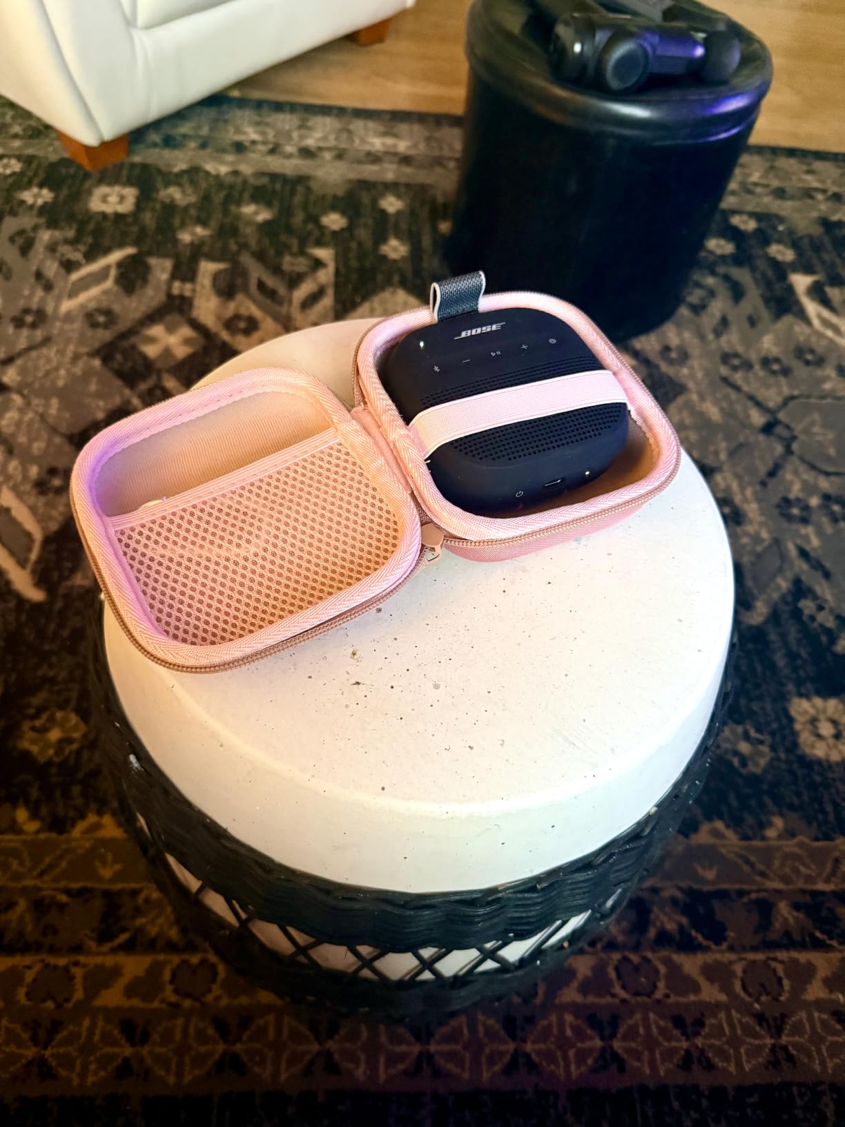 Bose SoundLink Micro Portable Bluetooth Speaker (2nd Gen), Wireless Outdoor Speaker, Up to 12 Hours Battery Life, Waterproof and Dustproof, Sunset Peach customer photo 1
