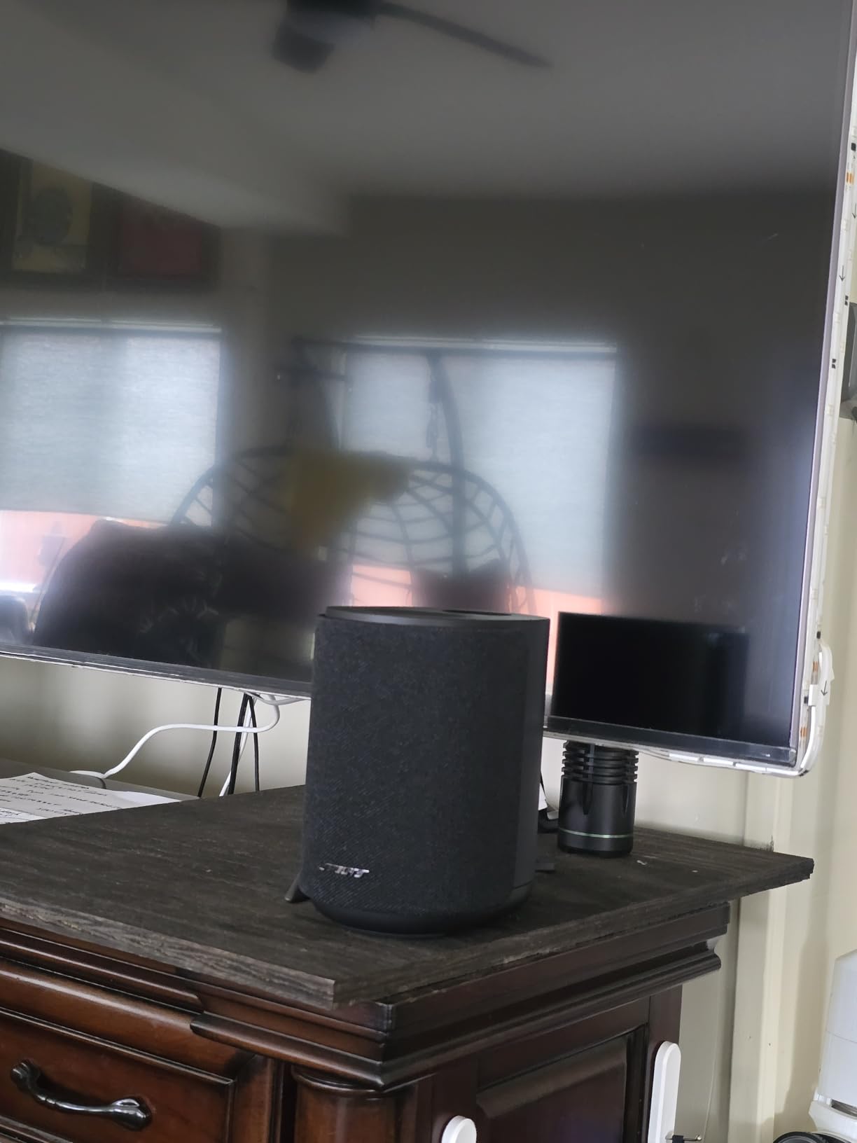 Bose New Lifestyle Ultra Speaker, Wireless Home Speaker, TrueSpatial Audio, CleanBass, AirPlay & Google Cast, White Smoke customer photo 1