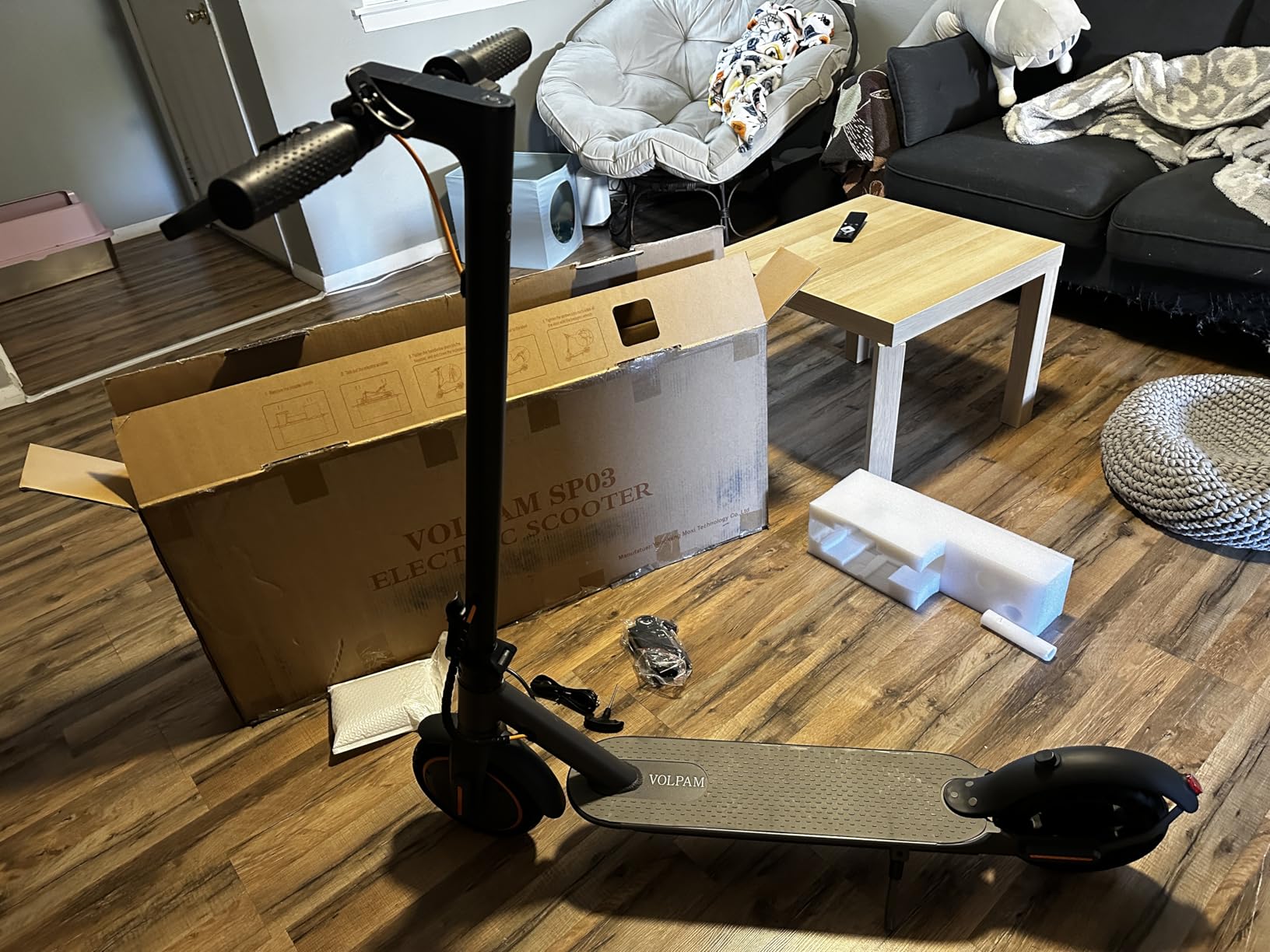 VOLPAM Electric Scooter, 350W/500W Motor, 21/28/40 Miles Long Range | 19 MPH Max Speed, 8.5