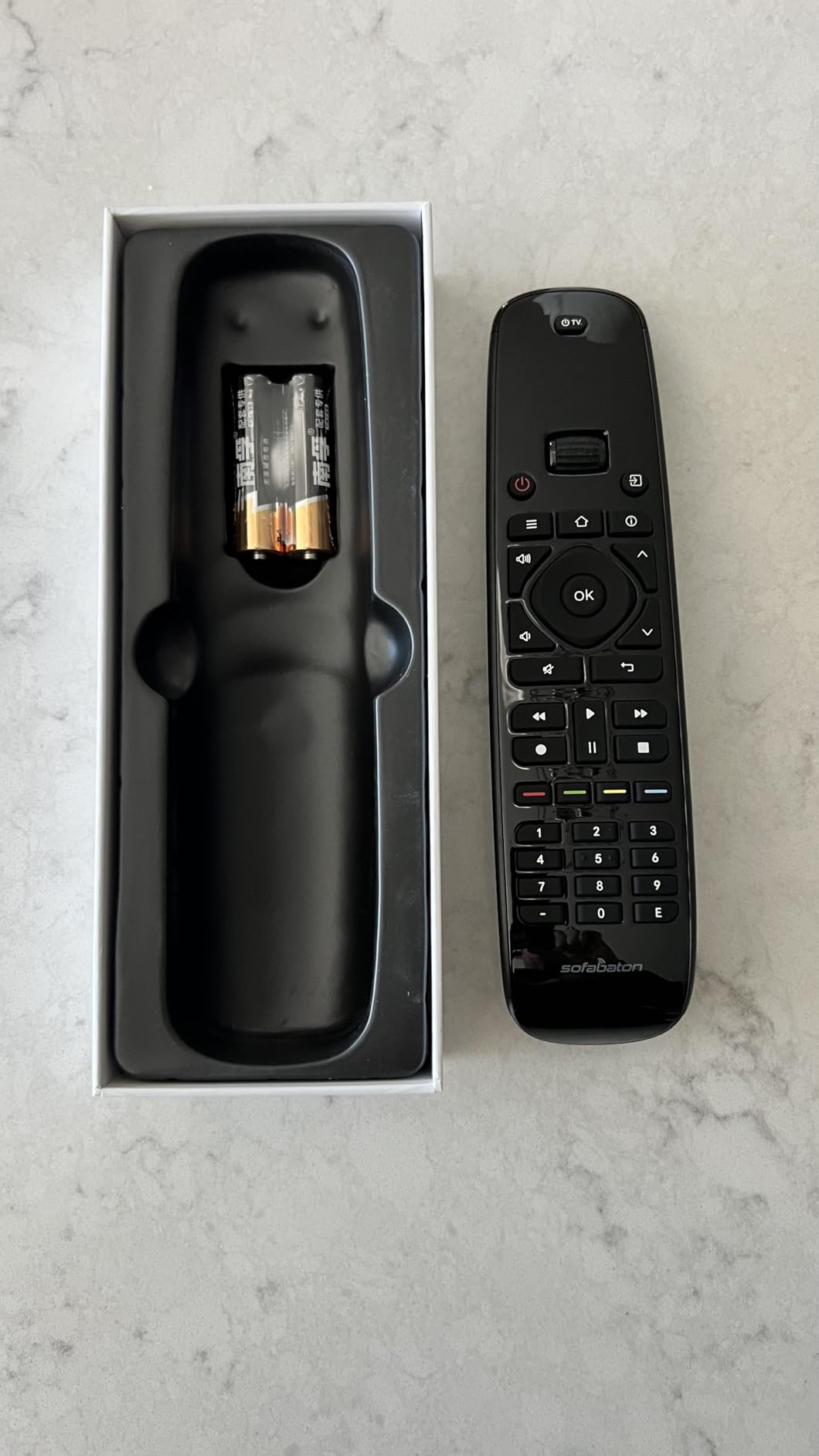 SofaBaton U3 Universal Remote Control, Scroll Wheel, Air Mouse, Bluetooth Multipoint, Smart Remote All in One with Customize Button, Works with IR/Bluetooth/RF Devices, Voice Control with Google Assistant customer photo 1