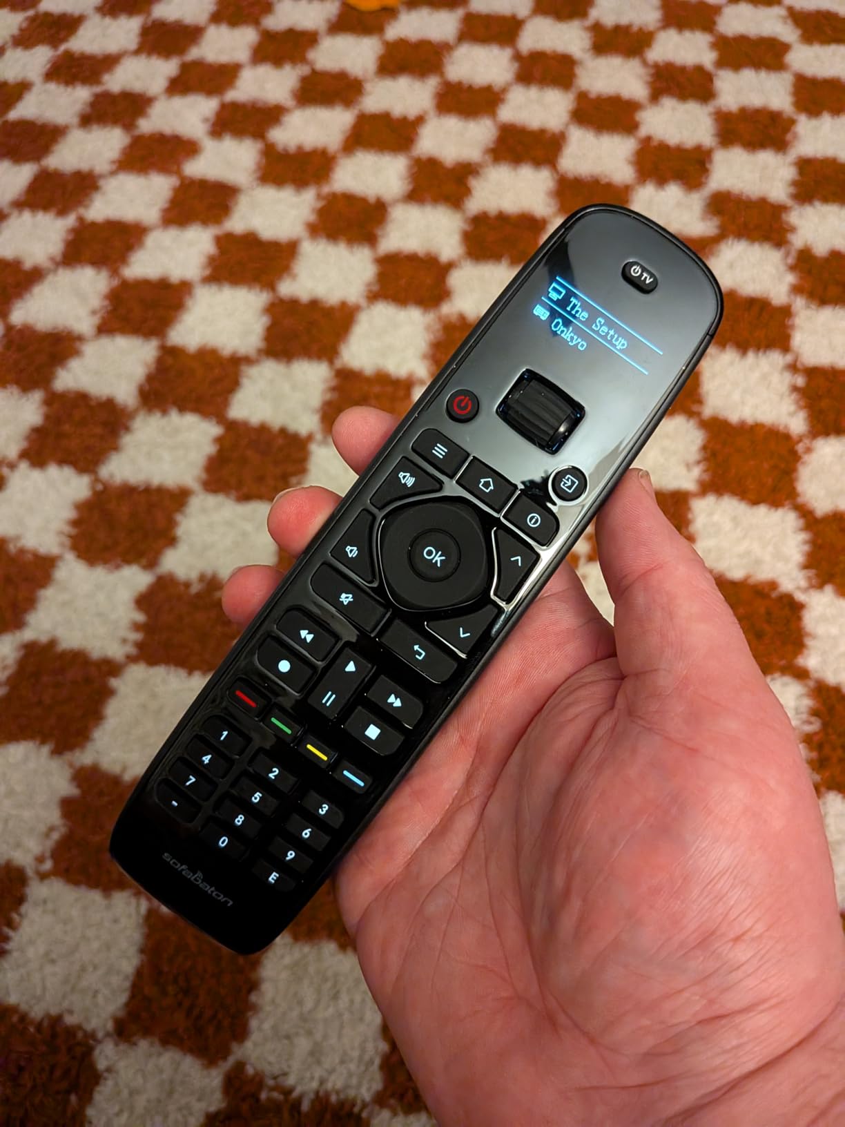 SofaBaton U3 Universal Remote Control, Scroll Wheel, Air Mouse, Bluetooth Multipoint, Smart Remote All in One with Customize Button, Works with IR/Bluetooth/RF Devices, Voice Control with Google Assistant customer photo 2