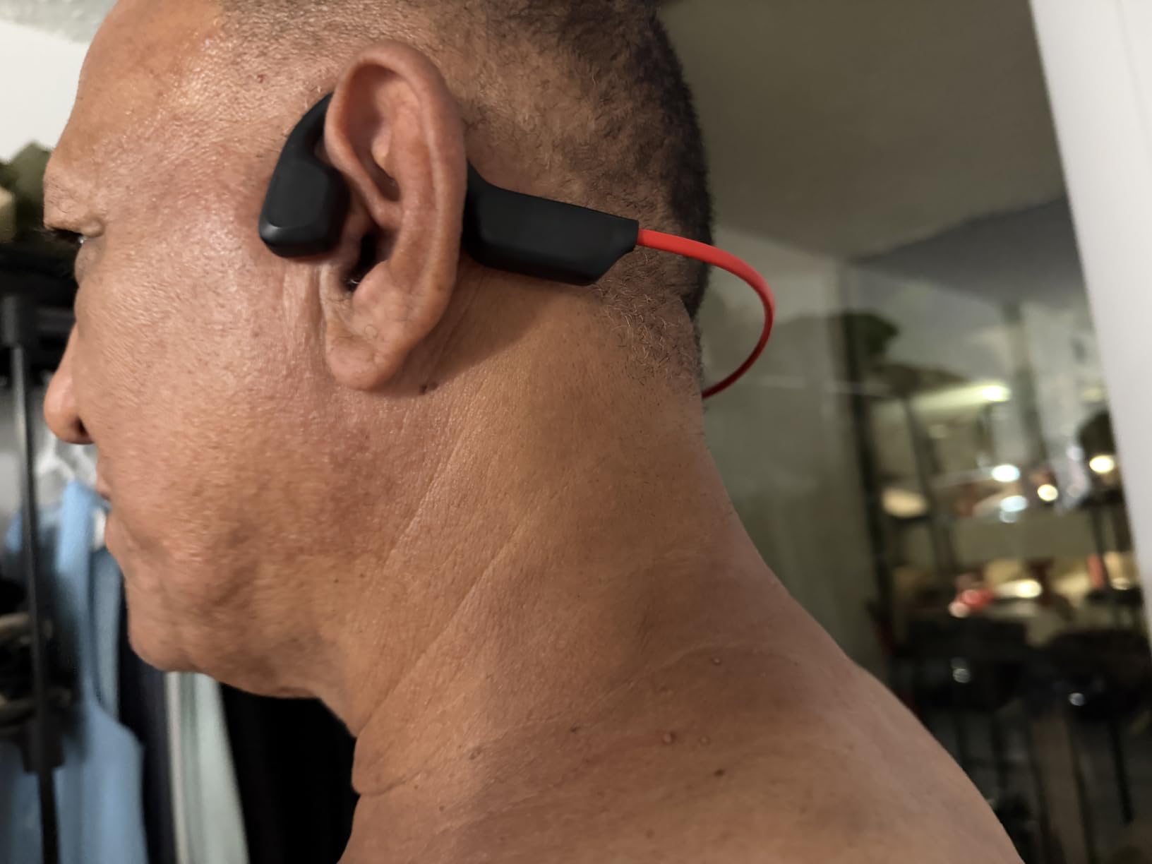 Bone Conduction Headphones, Swimming Headphones, Open Ear Headphones, Black | IPX8 Waterproof MP3 Mode 8GB Memory Up to 12 Hours Playtime, Bluetooth 6.0 Earbuds Secure Fit for Running and Fitness customer photo 1