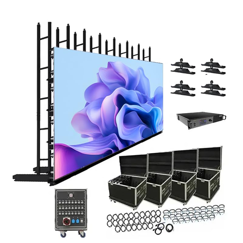 LED Video Wall Panel, Rental LED Display Screen, Giant Stage Backdrop Advertising Screen, P2.91 P3.9 P4.81 Modular LED Display for Events & Commercial Advertising (16, P2.9, 50*50cm(1.64ft*1.64ft)) customer photo 1