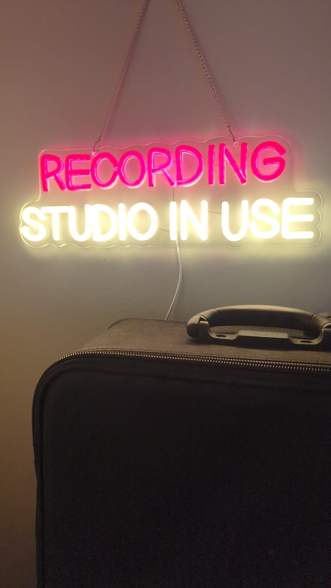 Jazz Microphone Piano Neon Sign, Dimmable LED Wall Art for Music Studio, Jazz Bar Speakeasy Decor, Gift for Singer & Musician customer photo 2
