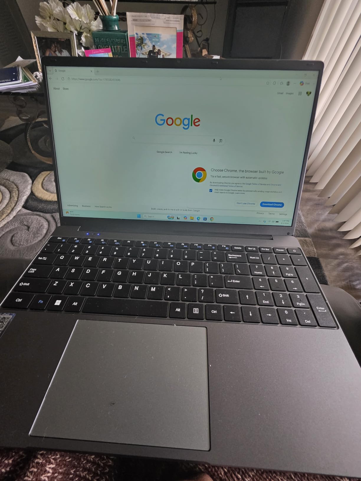 15.6'' AI Laptop with Office 365 12GB RAM 256GB SSD Win 11 Laptops customer photo 2