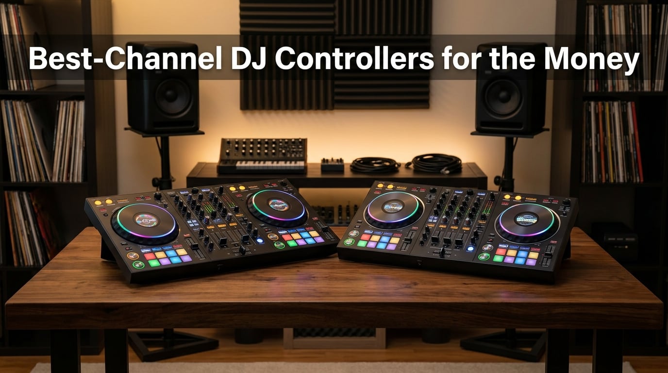 Best 2-Channel DJ Controllers for the Money