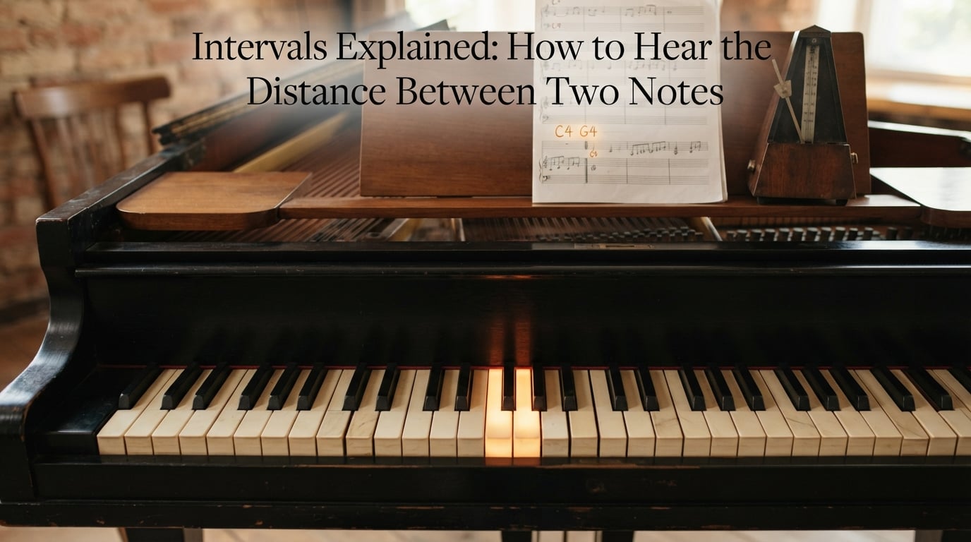 Intervals Explained: How to Hear the Distance Between Two Notes