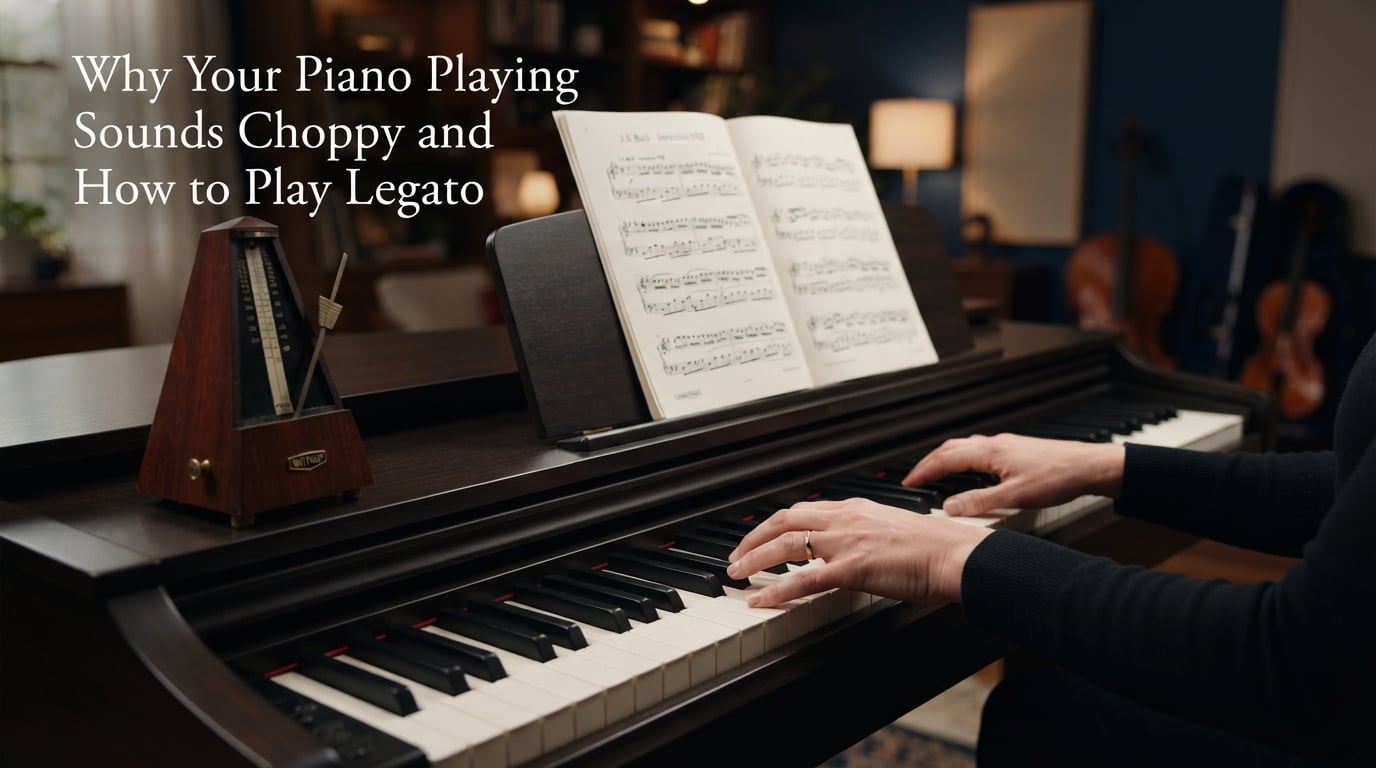 Why Your Piano Playing Sounds Choppy and How to Play Legato