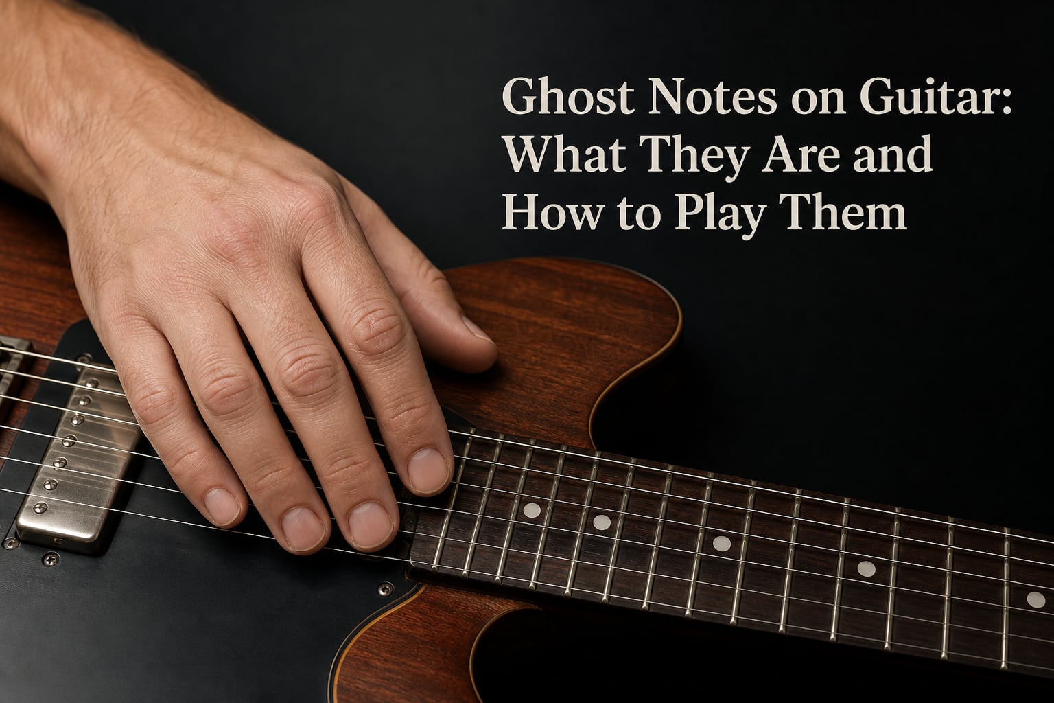 Ghost Notes on Guitar: What They Are and How to Play Them