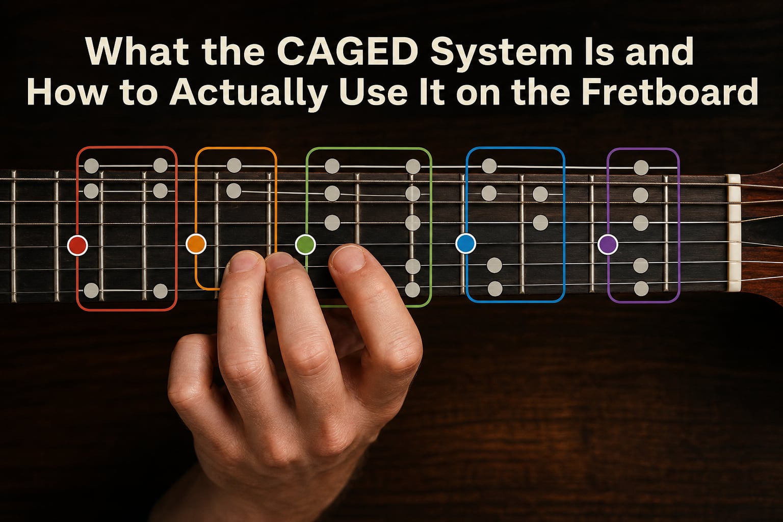 What the CAGED System Is and How to Actually Use It on the Fretboard