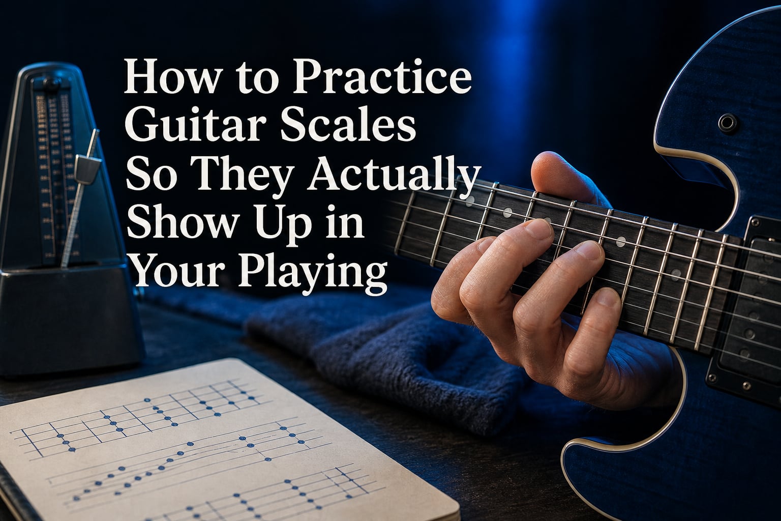 How to Practice Guitar Scales So They Actually Show Up in Your Playing