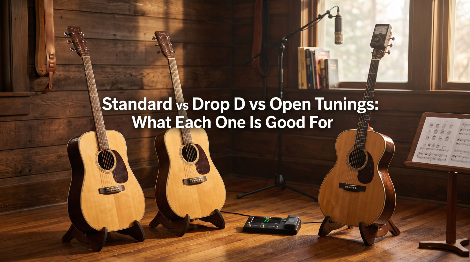 Standard vs Drop D vs Open Tunings: What Each One Is Good For