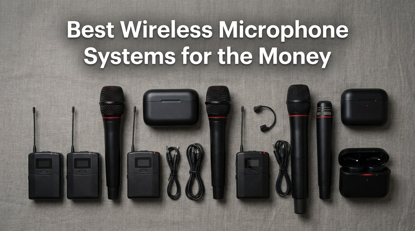 Best Wireless Microphone Systems for the Money