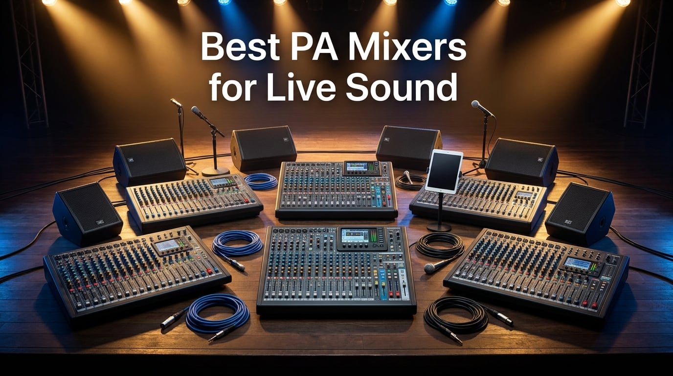 Best PA Mixers for Live Sound