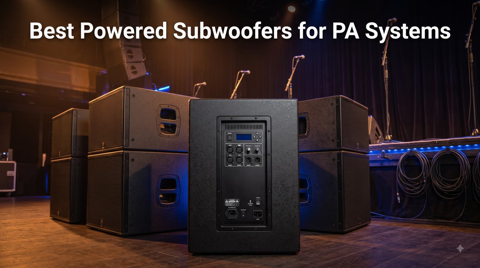 Best Powered Subwoofers for PA Systems