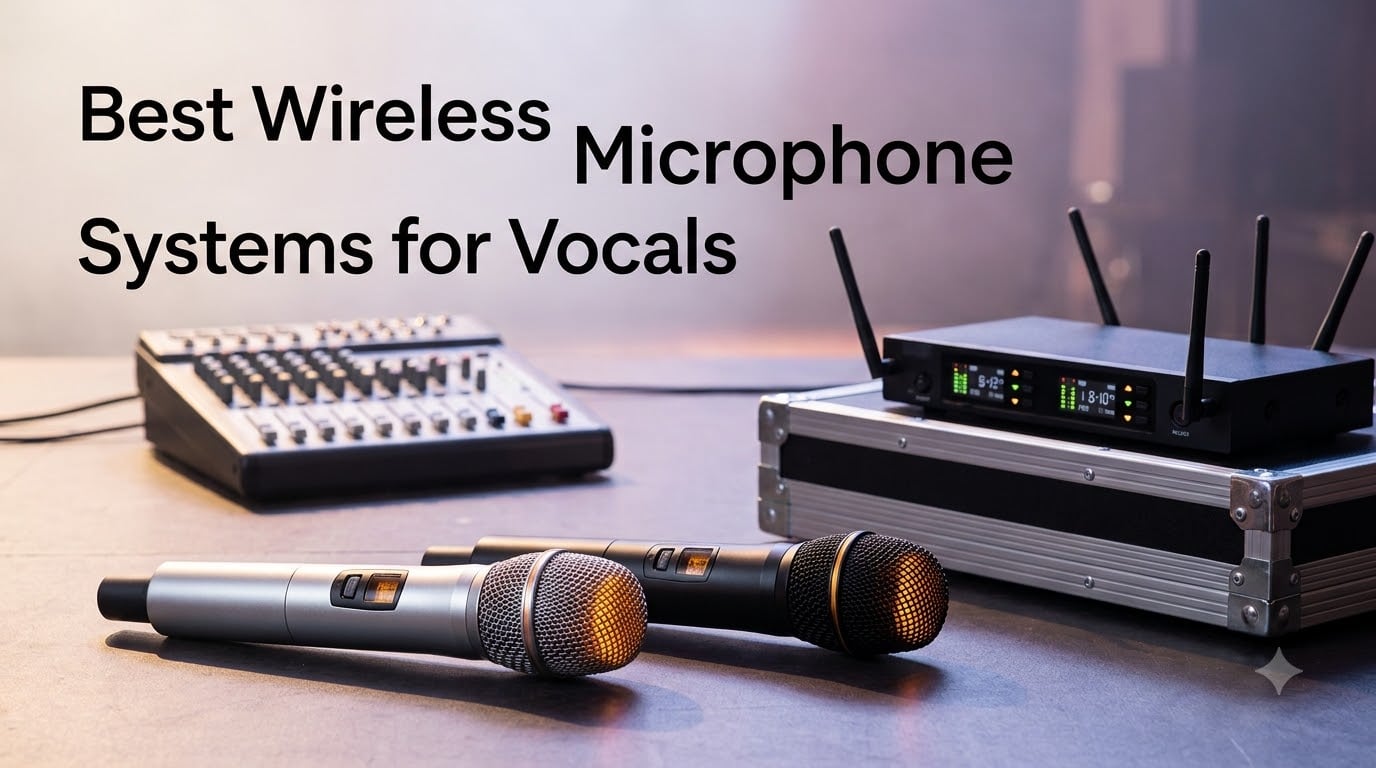 Best Wireless Microphone Systems for Vocals