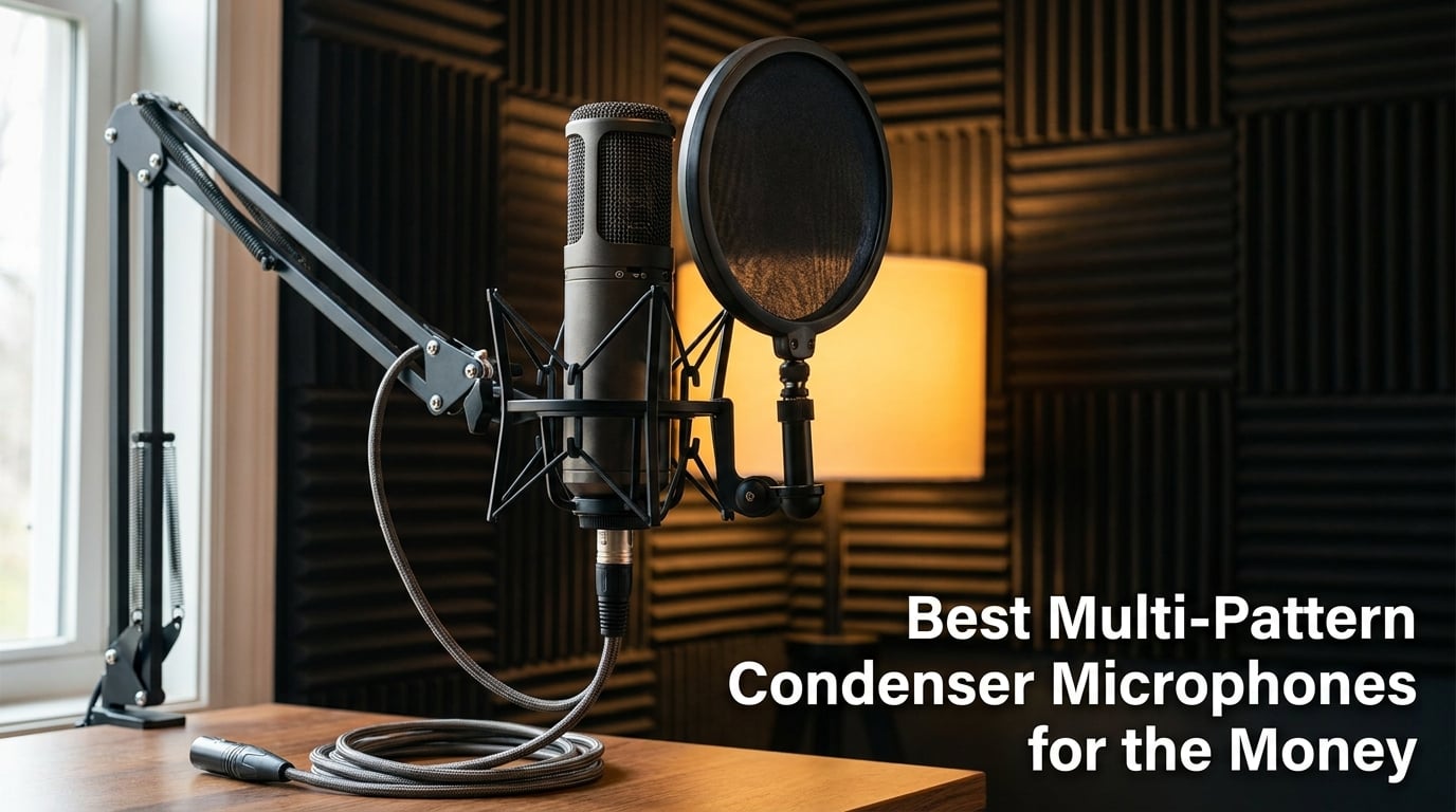 Best Multi-Pattern Condenser Microphones for the Money