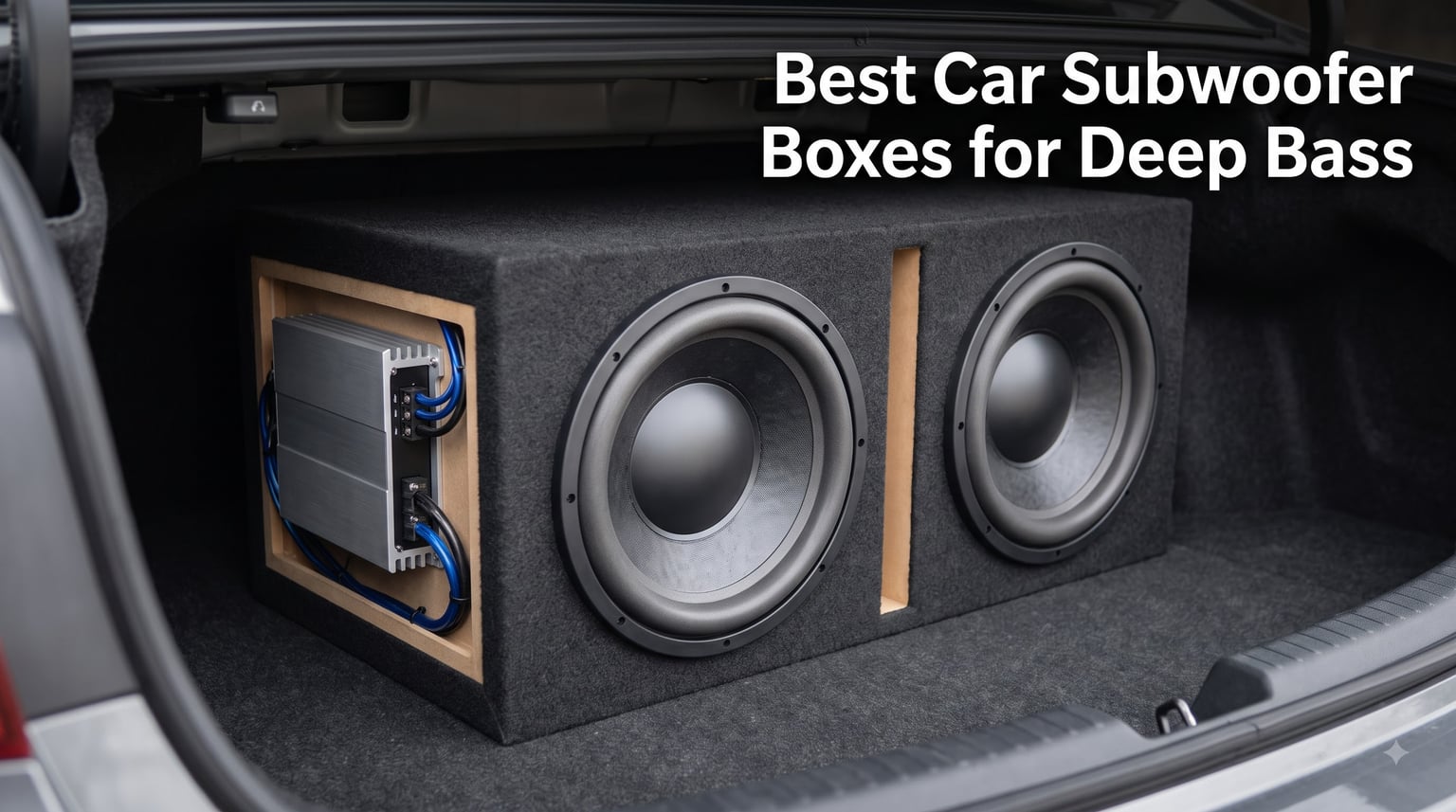 Best Car Subwoofer Boxes for Deep Bass