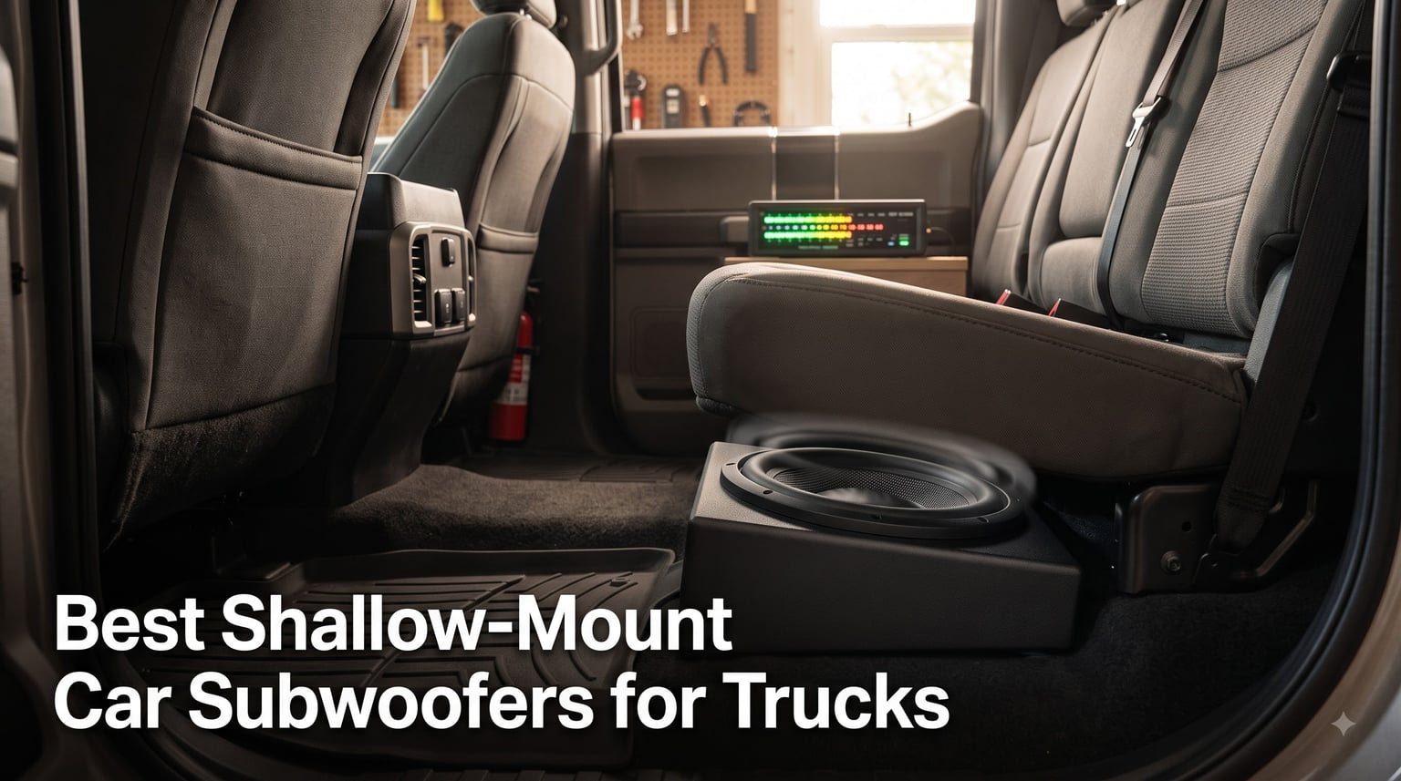 Best Shallow-Mount Car Subwoofers for Trucks