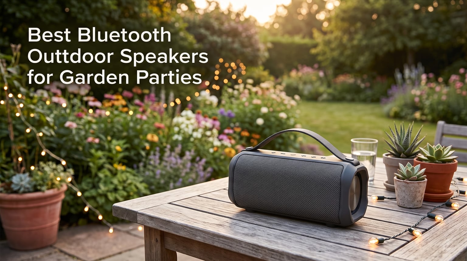 Best Bluetooth Outdoor Speakers for Garden Parties