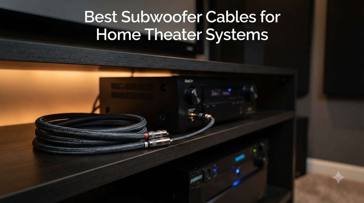 Best Subwoofer Cables for Home Theater Systems