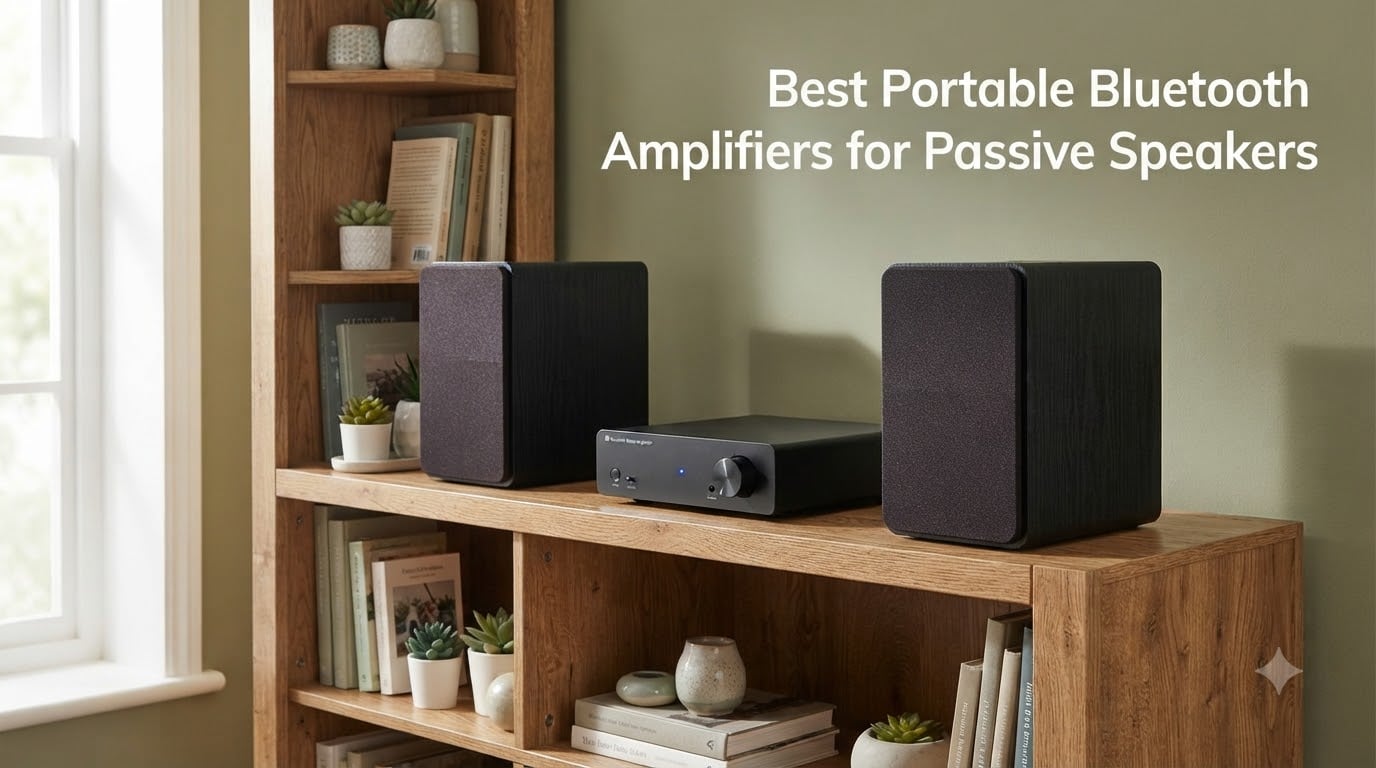 Best Portable Bluetooth Amplifiers for Passive Speakers