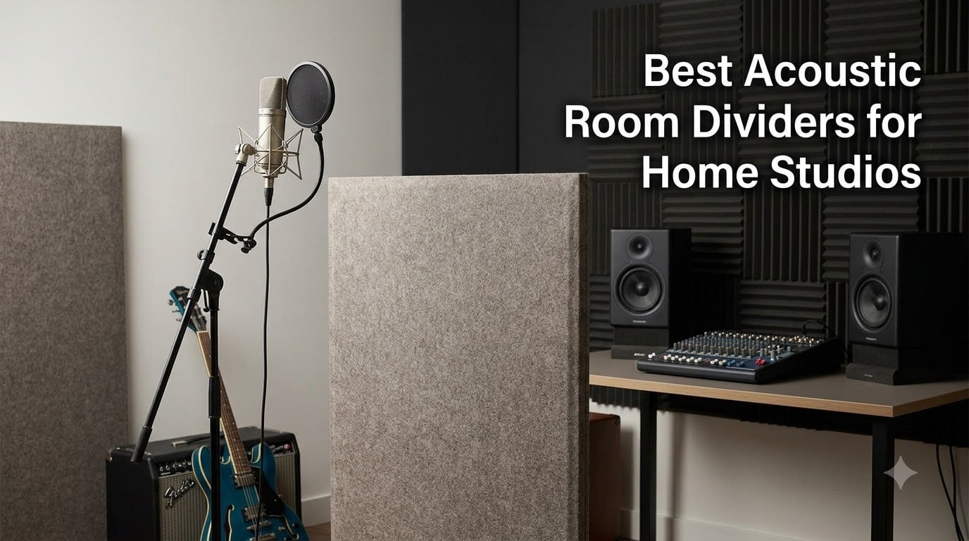 Best Acoustic Room Dividers for Home Studios