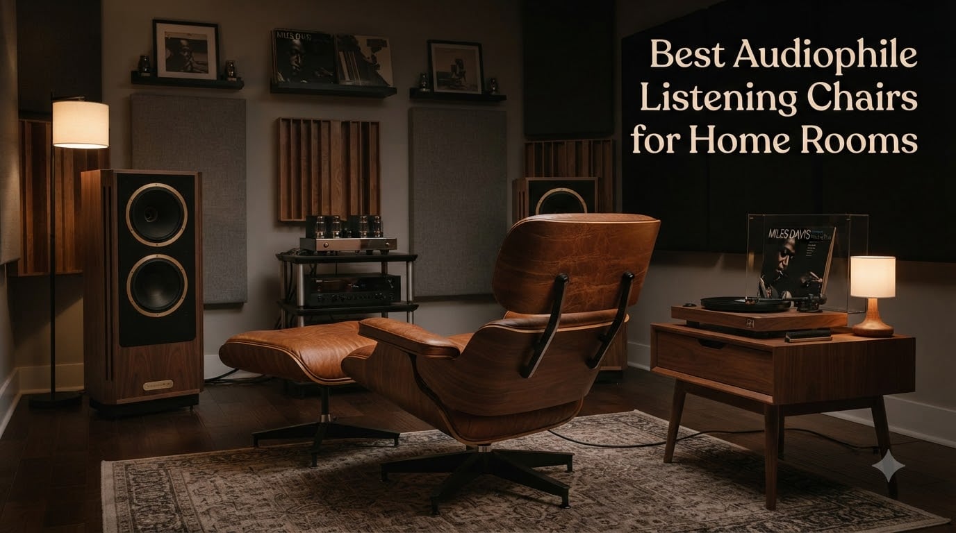 Best Audiophile Listening Chairs for Home Rooms