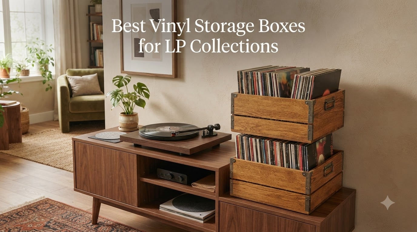 Best Vinyl Storage Boxes for LP Collections