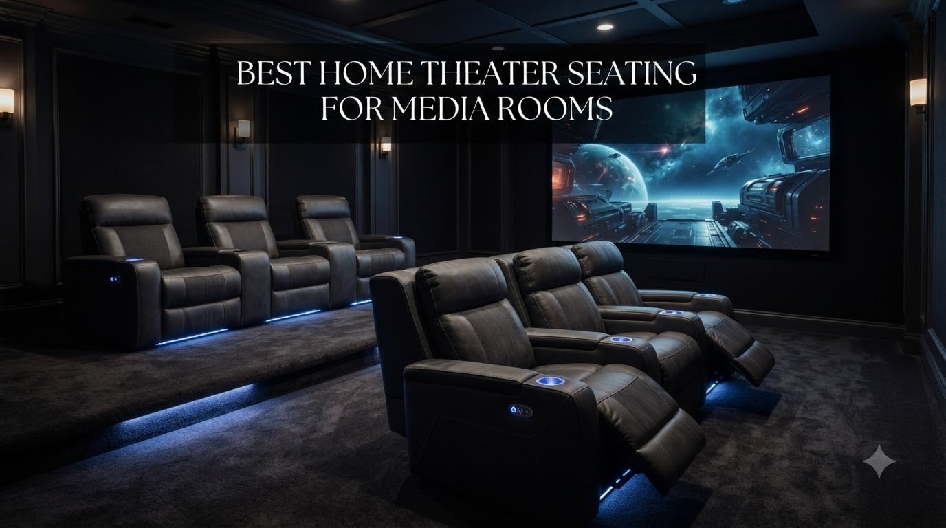 Best Home Theater Seating for Media Rooms