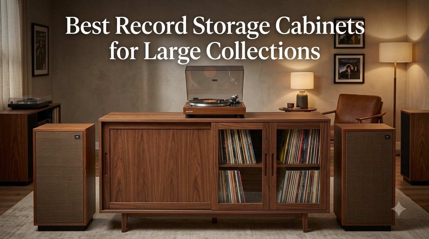 Best Record Storage Cabinets for Large Collections