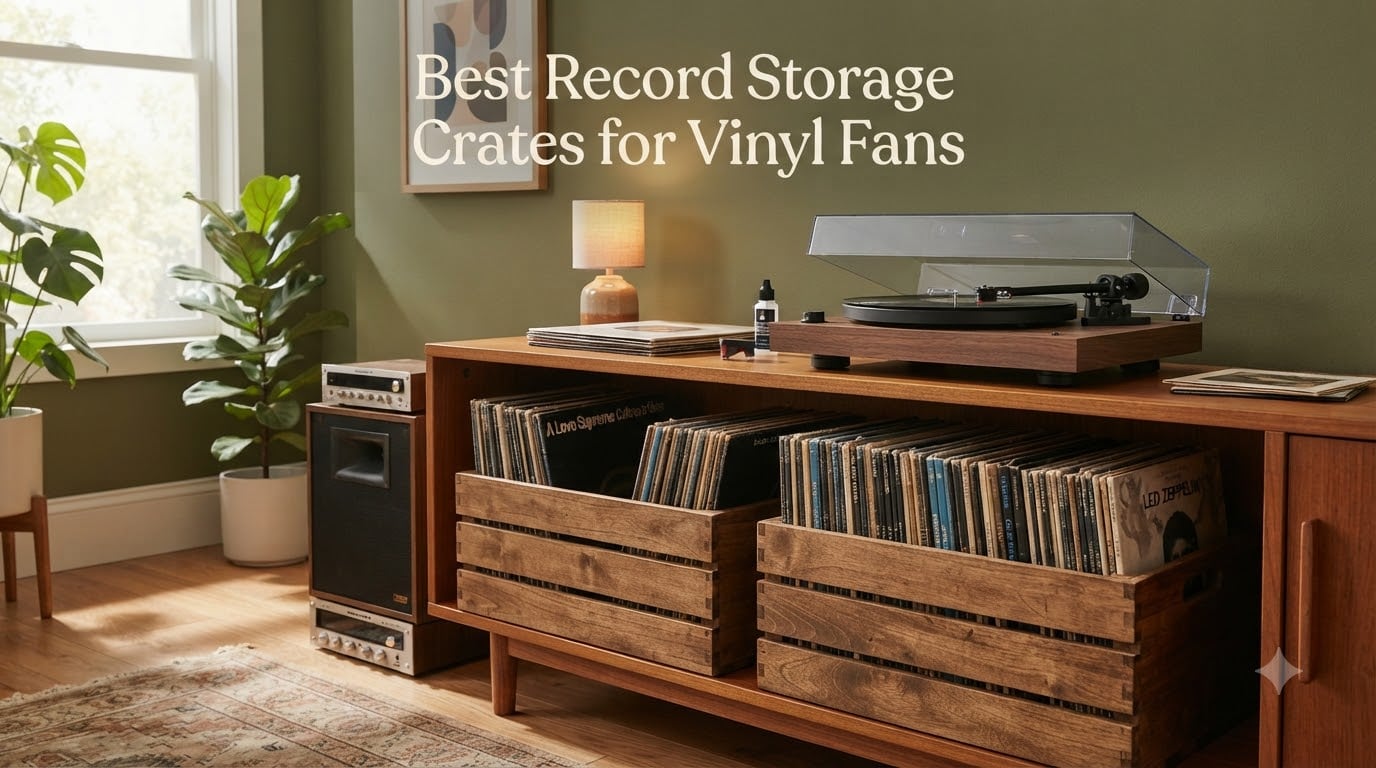Best Record Storage Crates for Vinyl Fans