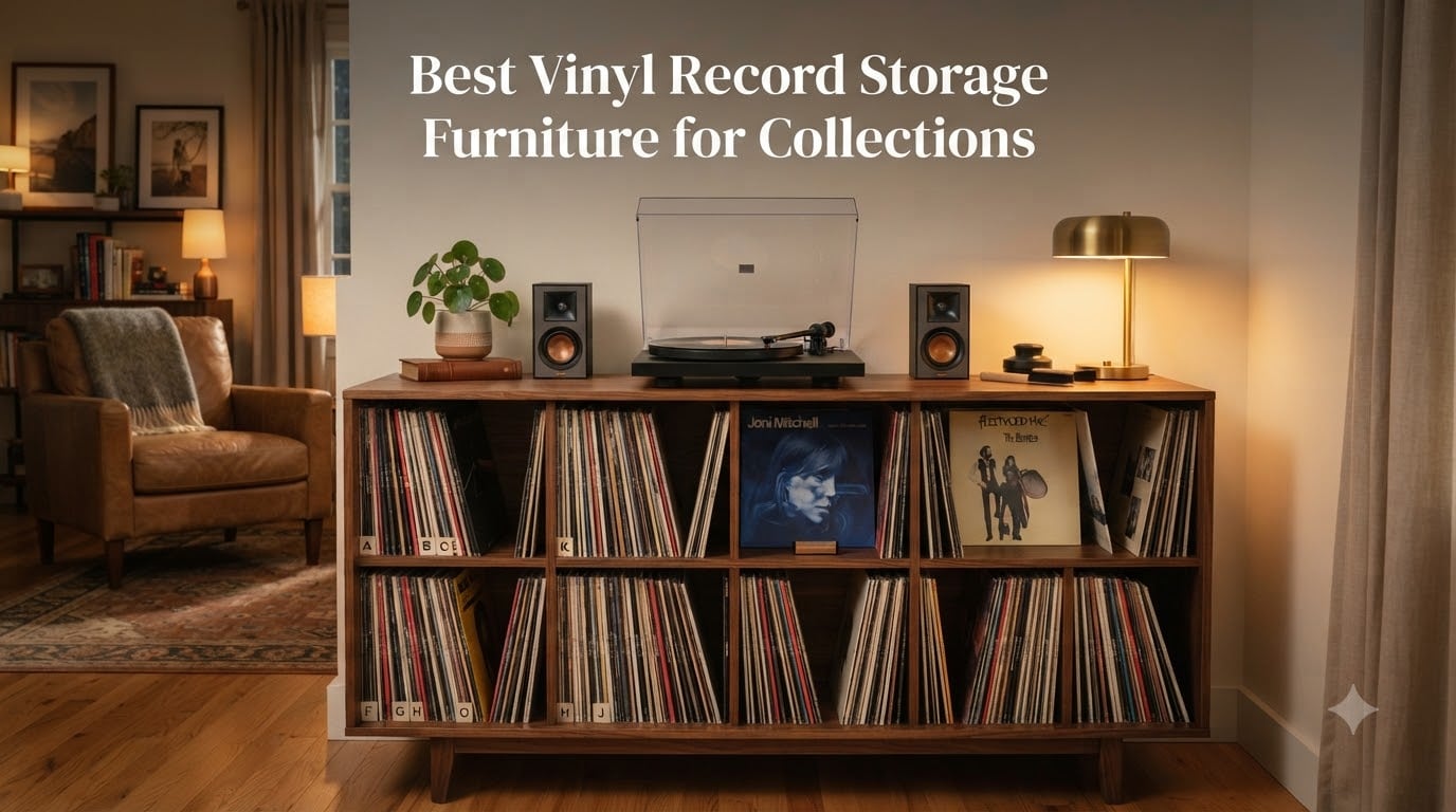 Best Vinyl Record Storage Furniture for Collections