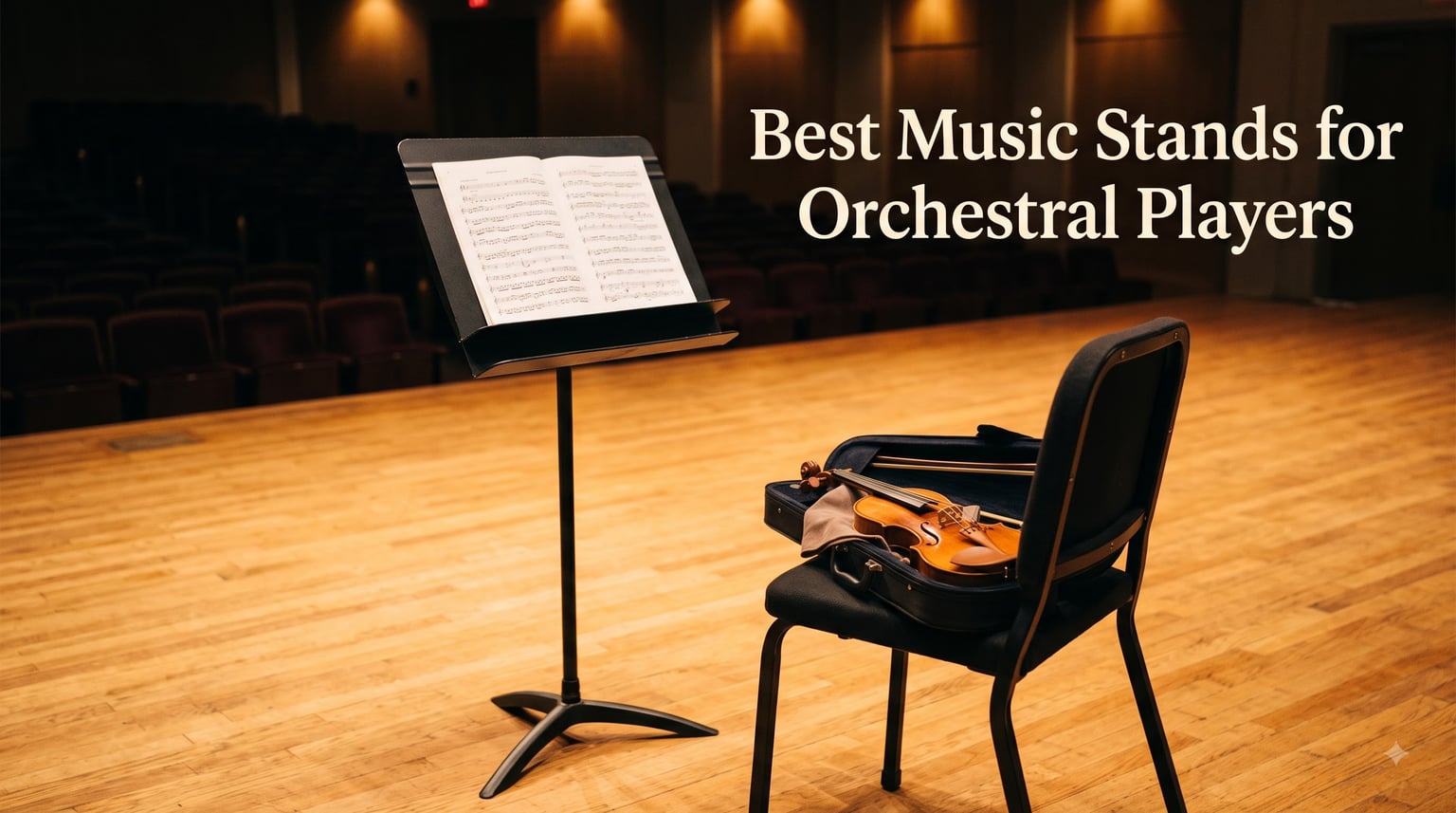 Best Music Stands for Orchestral Players