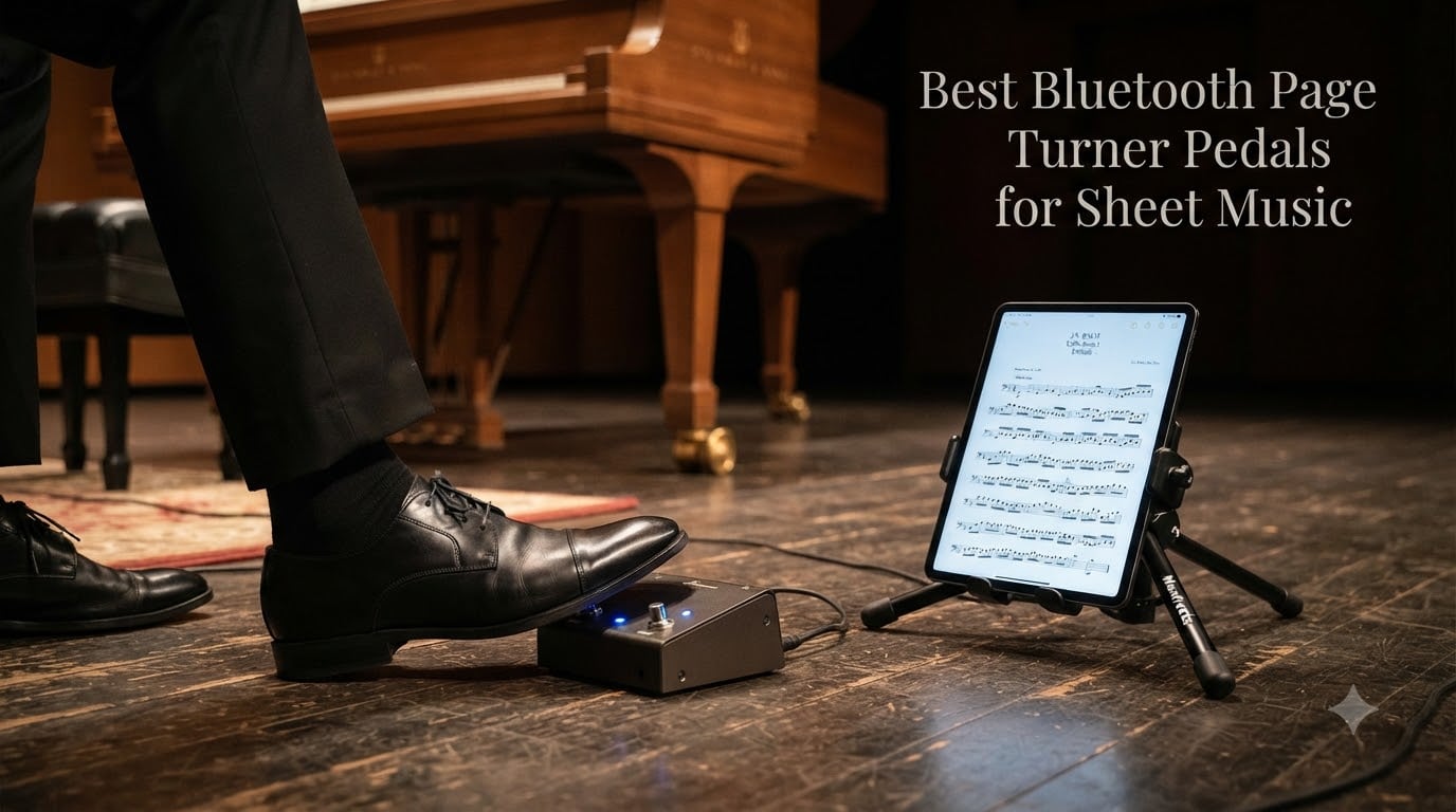 Best Bluetooth Page Turner Pedals for Sheet Music