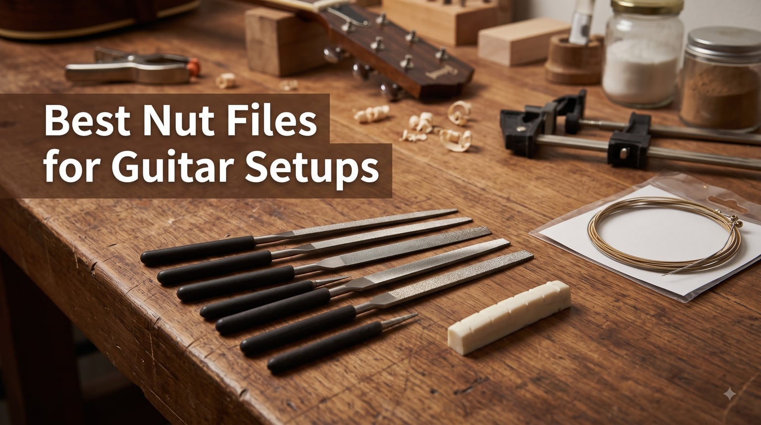 Best Nut Files for Guitar Setups