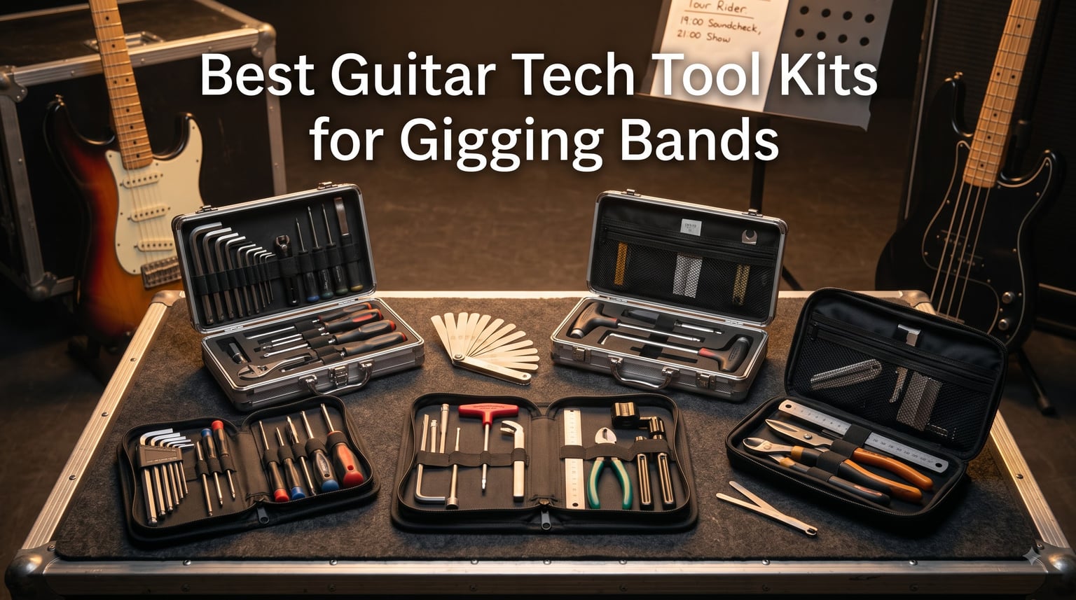 Best Guitar Tech Tool Kits for Gigging Bands