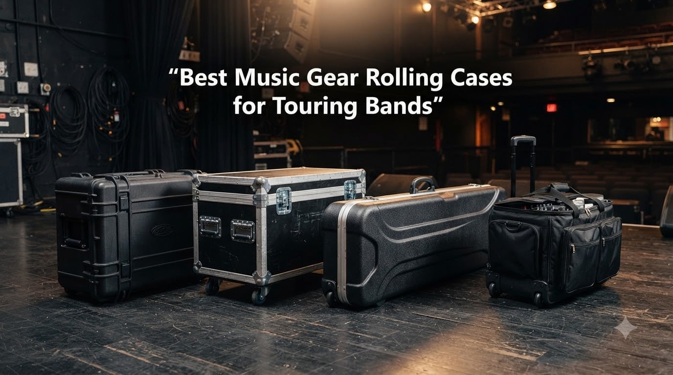 Best Music Gear Rolling Cases for Touring Bands