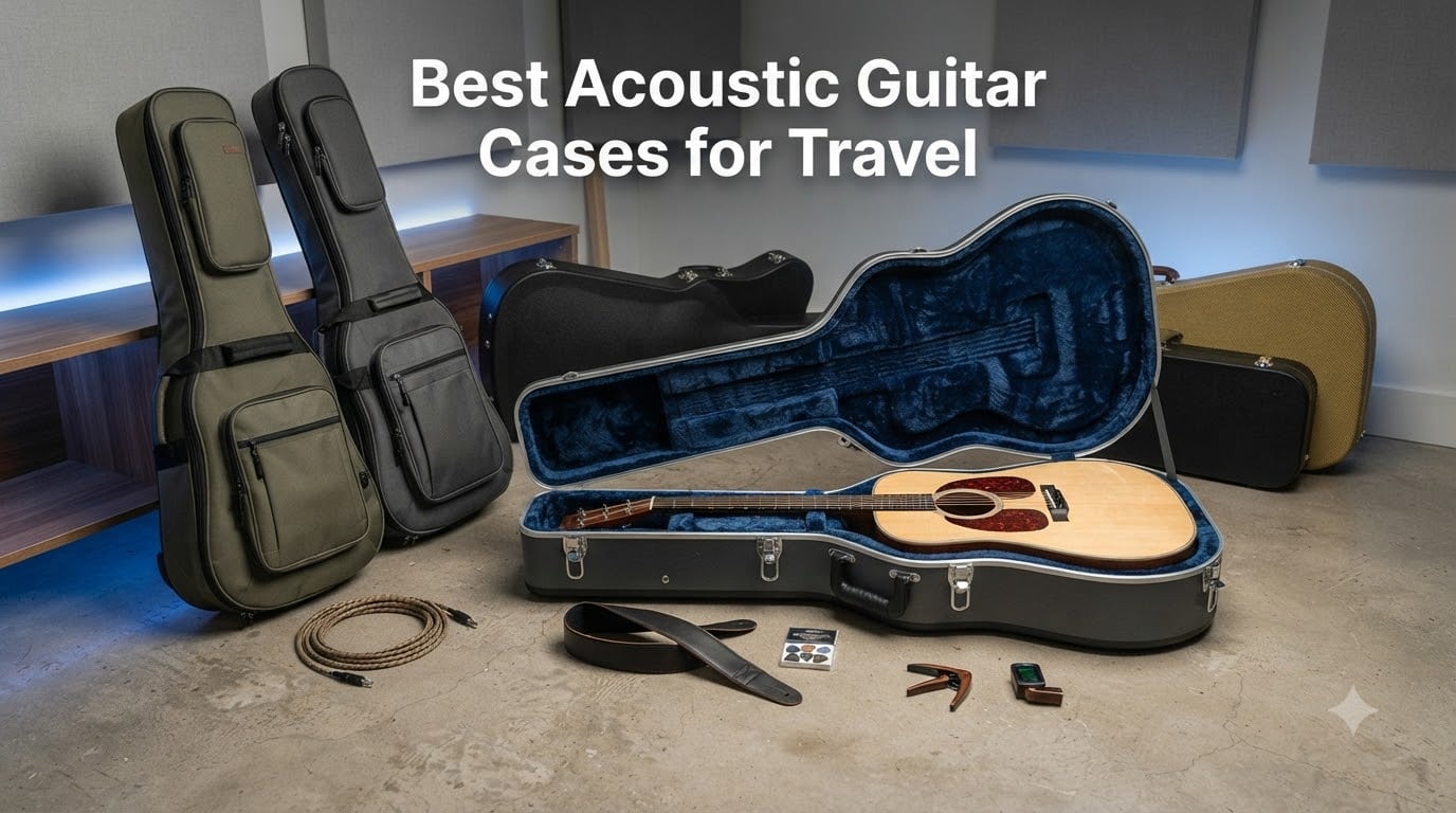 Best Acoustic Guitar Cases for Travel