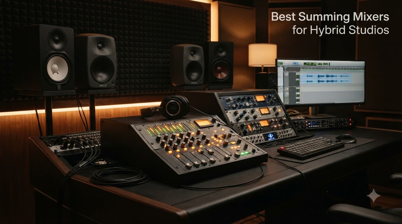 Best Summing Mixers for Hybrid Studios