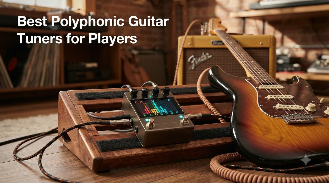 Best Polyphonic Guitar Tuners for Players