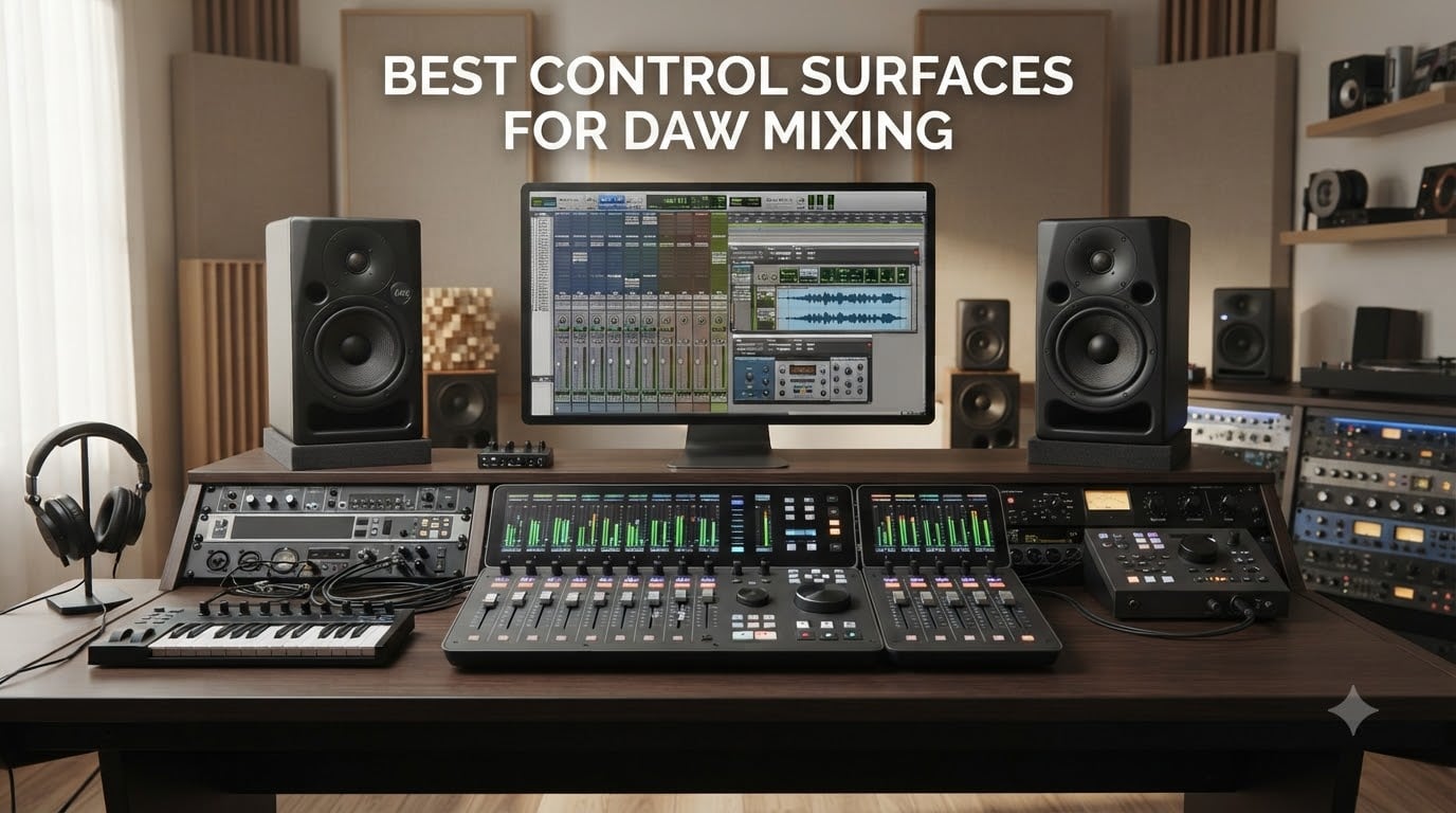 Best Control Surfaces for DAW Mixing
