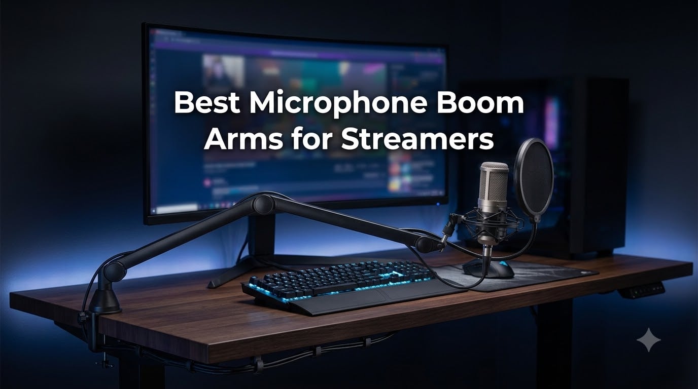 Best Microphone Boom Arms for Streamers